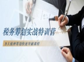 企业税务筹划实务操作网盘下载