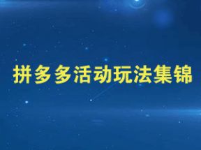 拼多多活动玩法集锦网盘下载