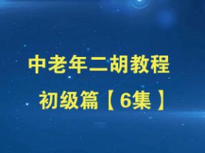 中老年二胡教程初级篇【6集】网盘下载