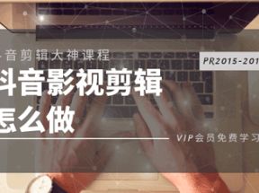 抖音影视电影解说剪辑PR2018速成教程网盘下载