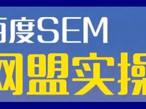 百度SEM竞价入门操作课程+SEM网盟实操系列课程网盘下载