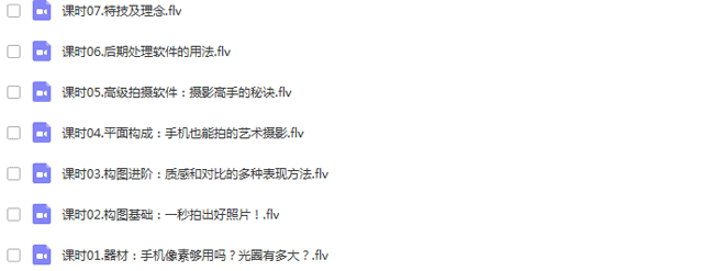 手机摄影入门到精通