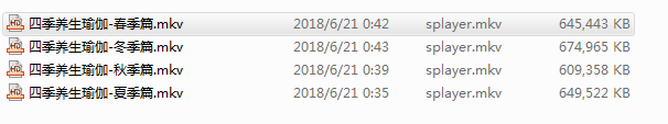 四季养生瑜伽视频教程